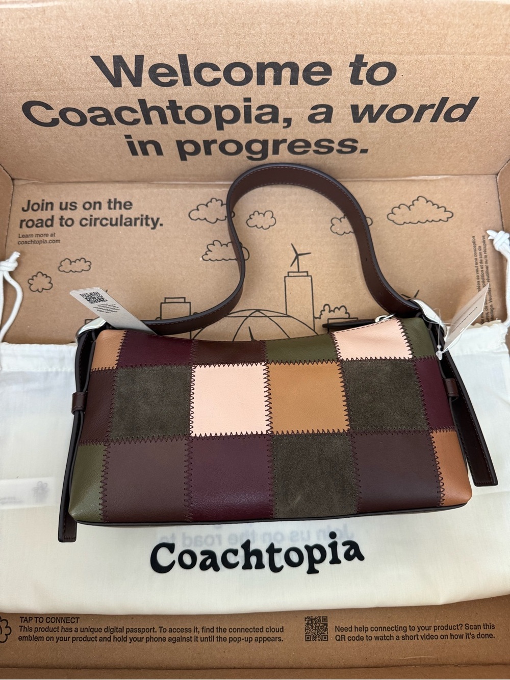 NWT Maple/Olive Alter/Ego Small Slouchy Shoulder Bag
